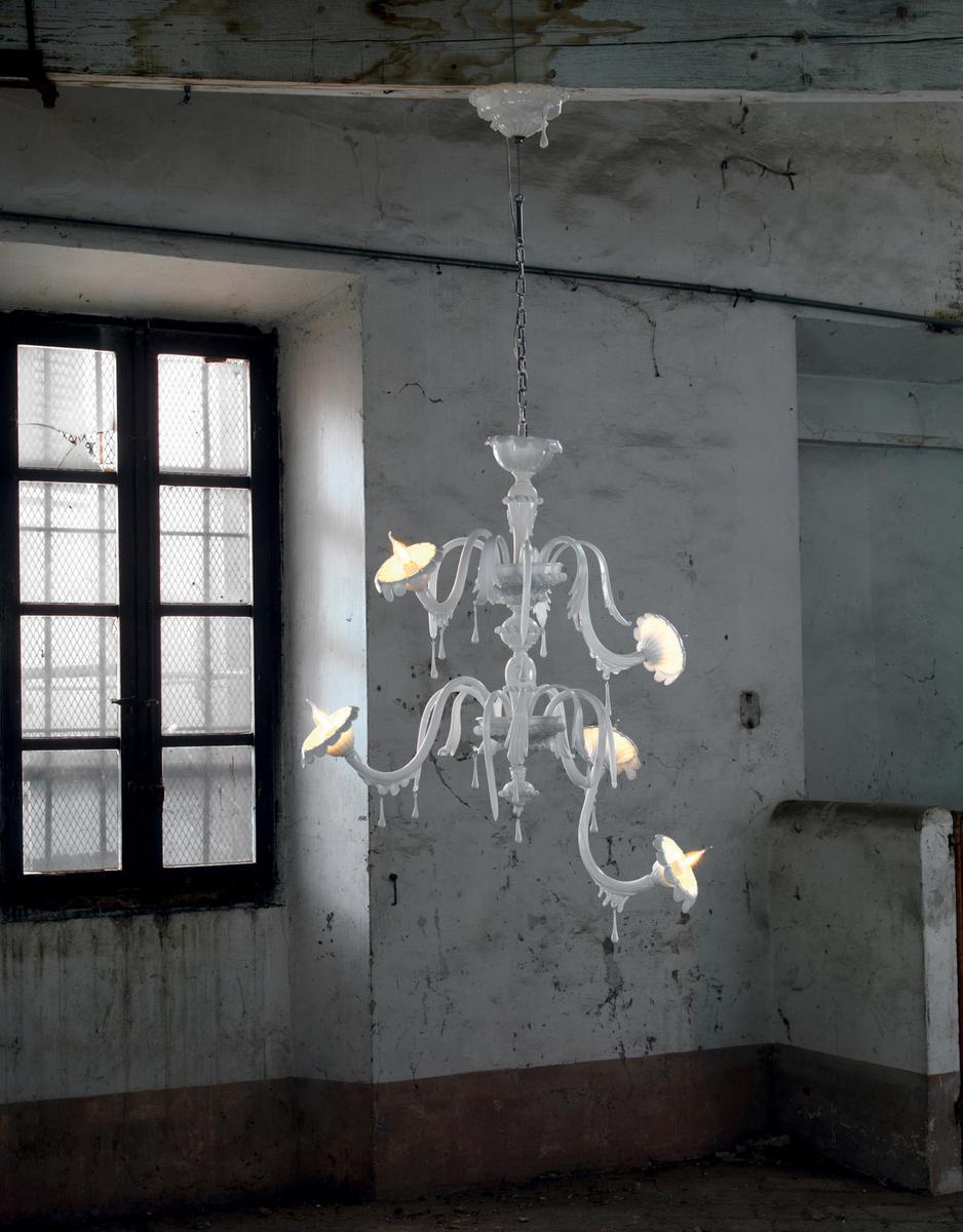 AU REVOIR Glass chandelier