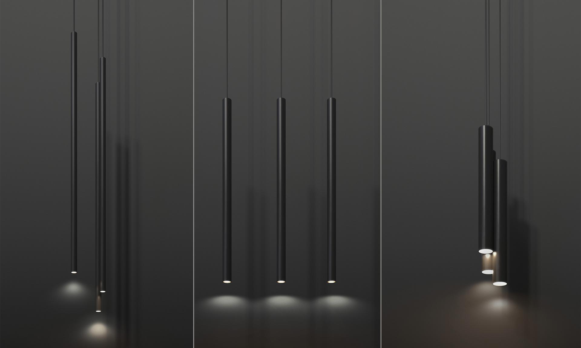TO BE LED extruded aluminium pendant lamp