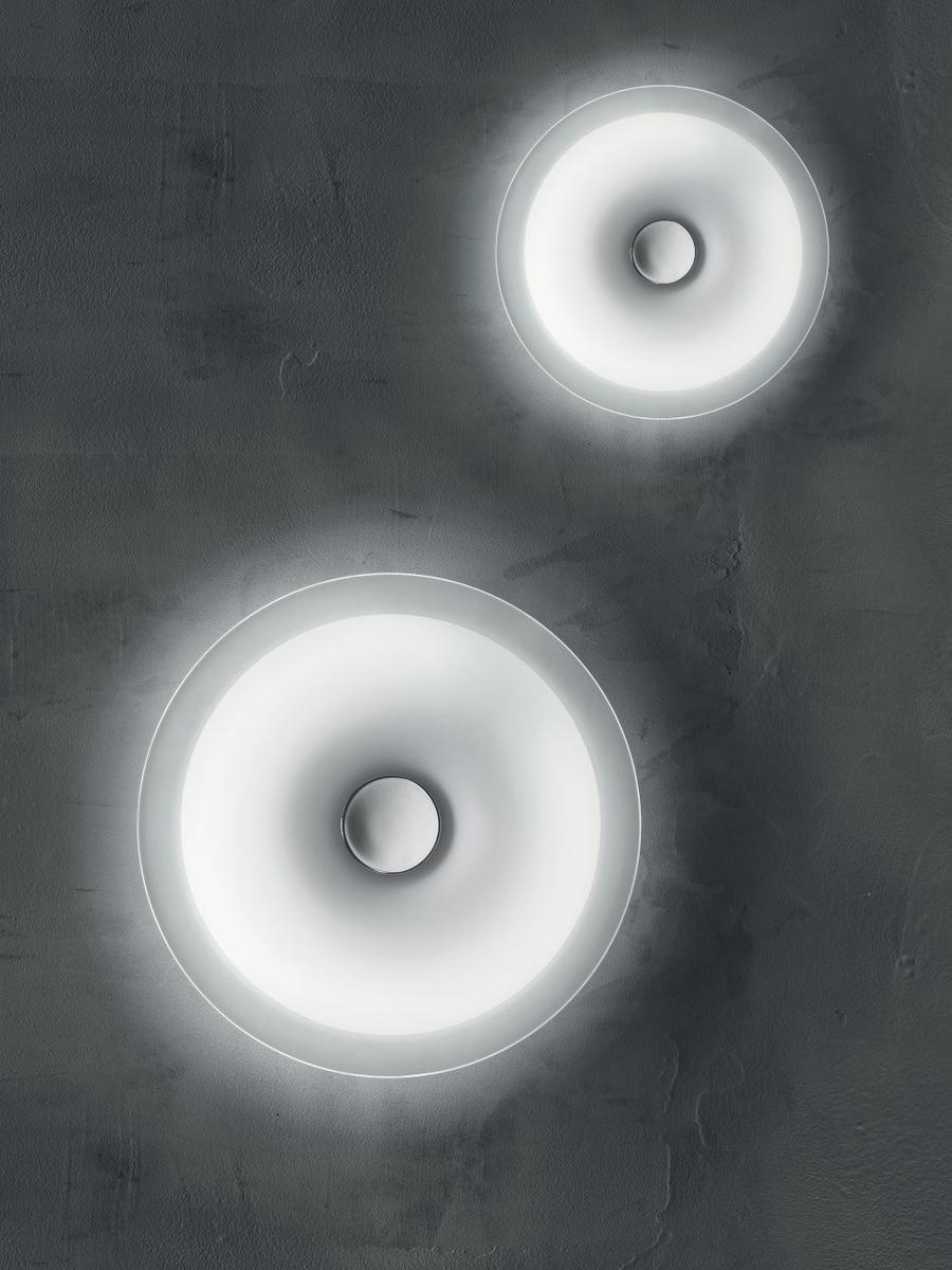 PLANET P-PL 48 Screen printed glass wall lamp / ceiling lamp