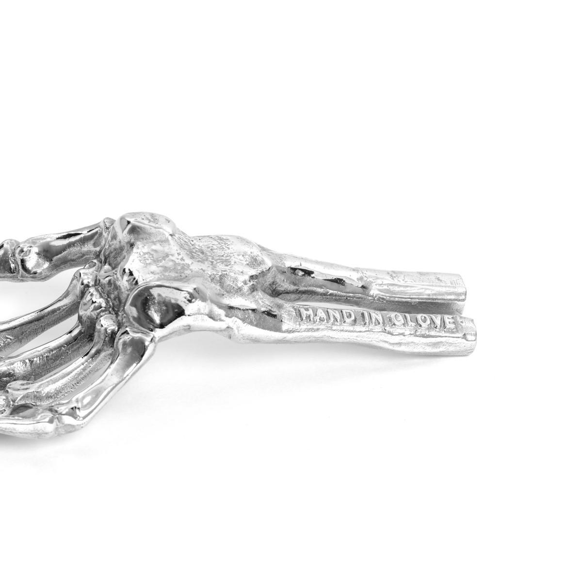 SKELETON HAND Aluminium decorative object