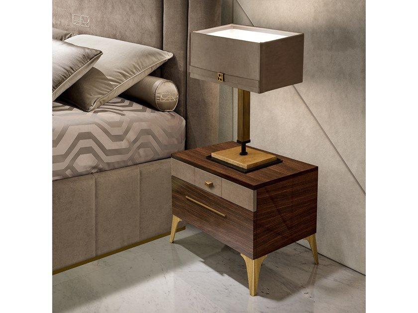 RICHMOND UPON THAMES Rectangular bedside table with drawers