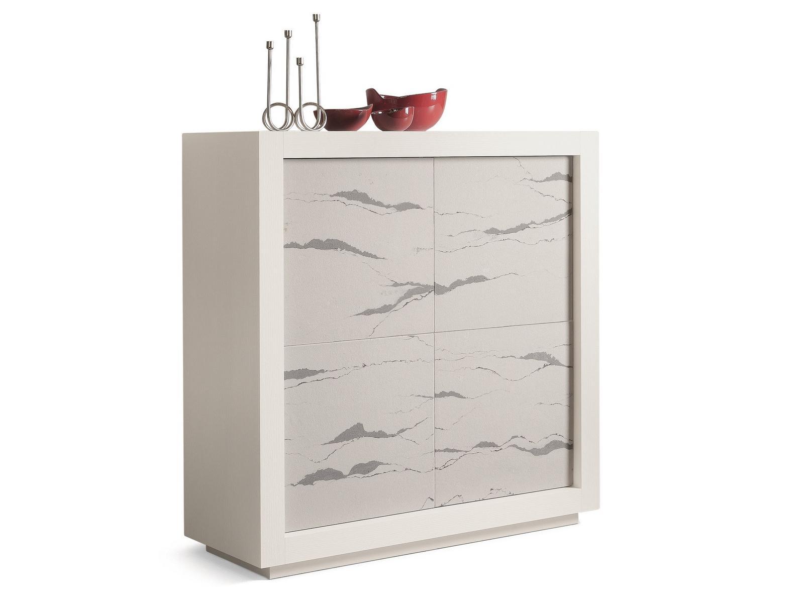 PICASSO - PIETRA Wooden sideboard with doors