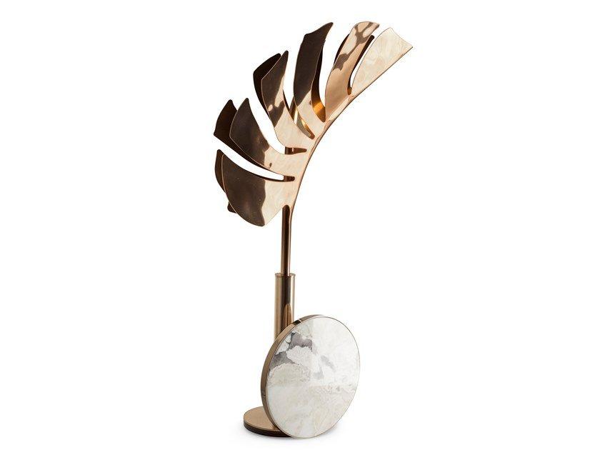 CALLIA LED direct light stainless steel table lamp