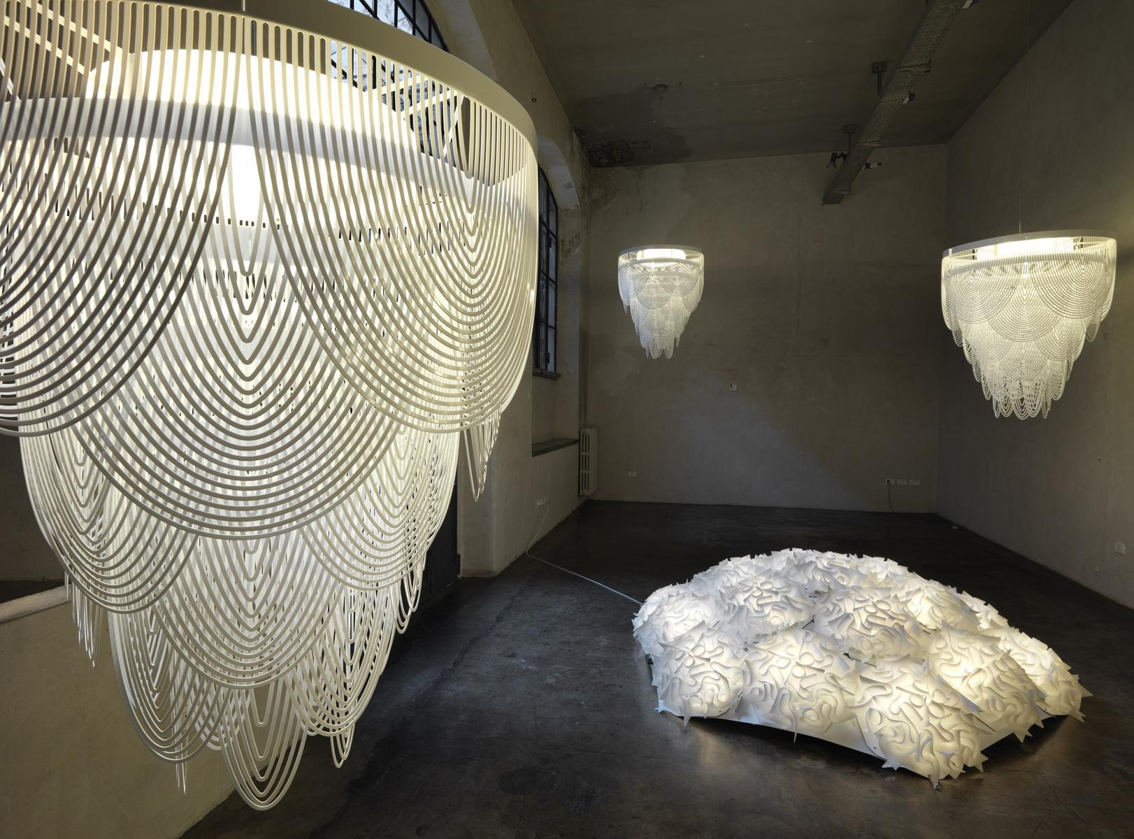 CEREMONY Opalflex® and Cristalflex® pendant lamp
