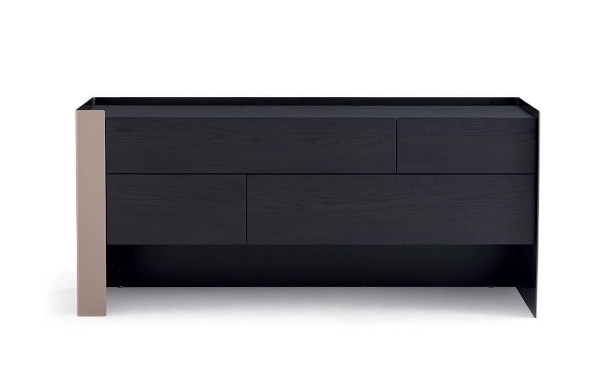 CHLOE Tanned leather chest of drawers
