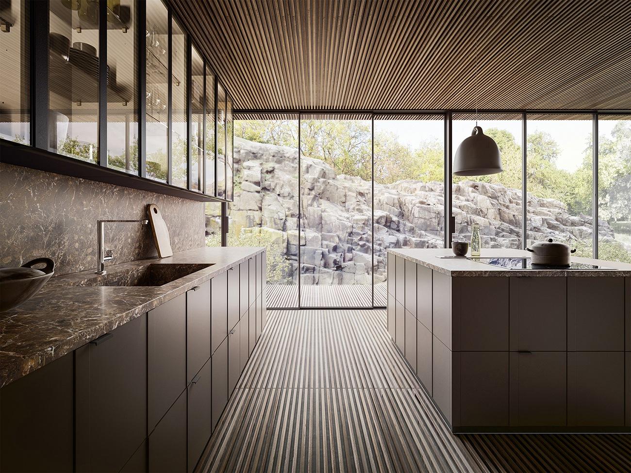MAGGIORANA Lacquered kitchen