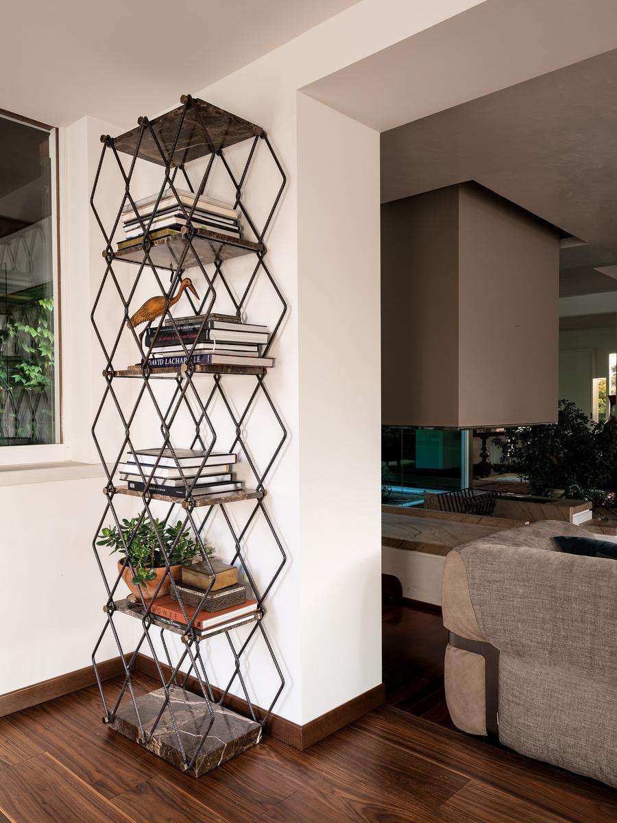 LADY BIRD Iron bookcase