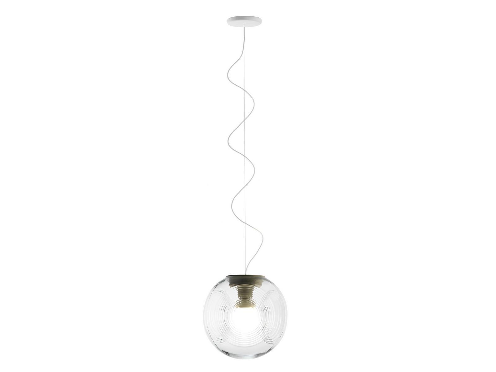 EYES Fluorescent blown glass pendant lamp