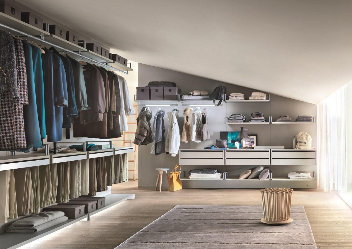 NOVENOVE Sectional custom walk-in wardrobe