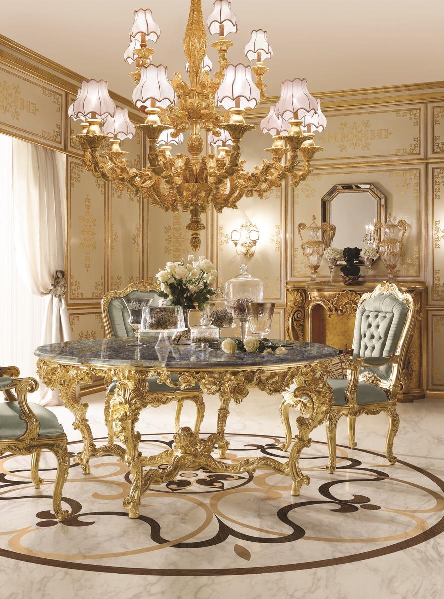OPERA Gold leaf chandelier