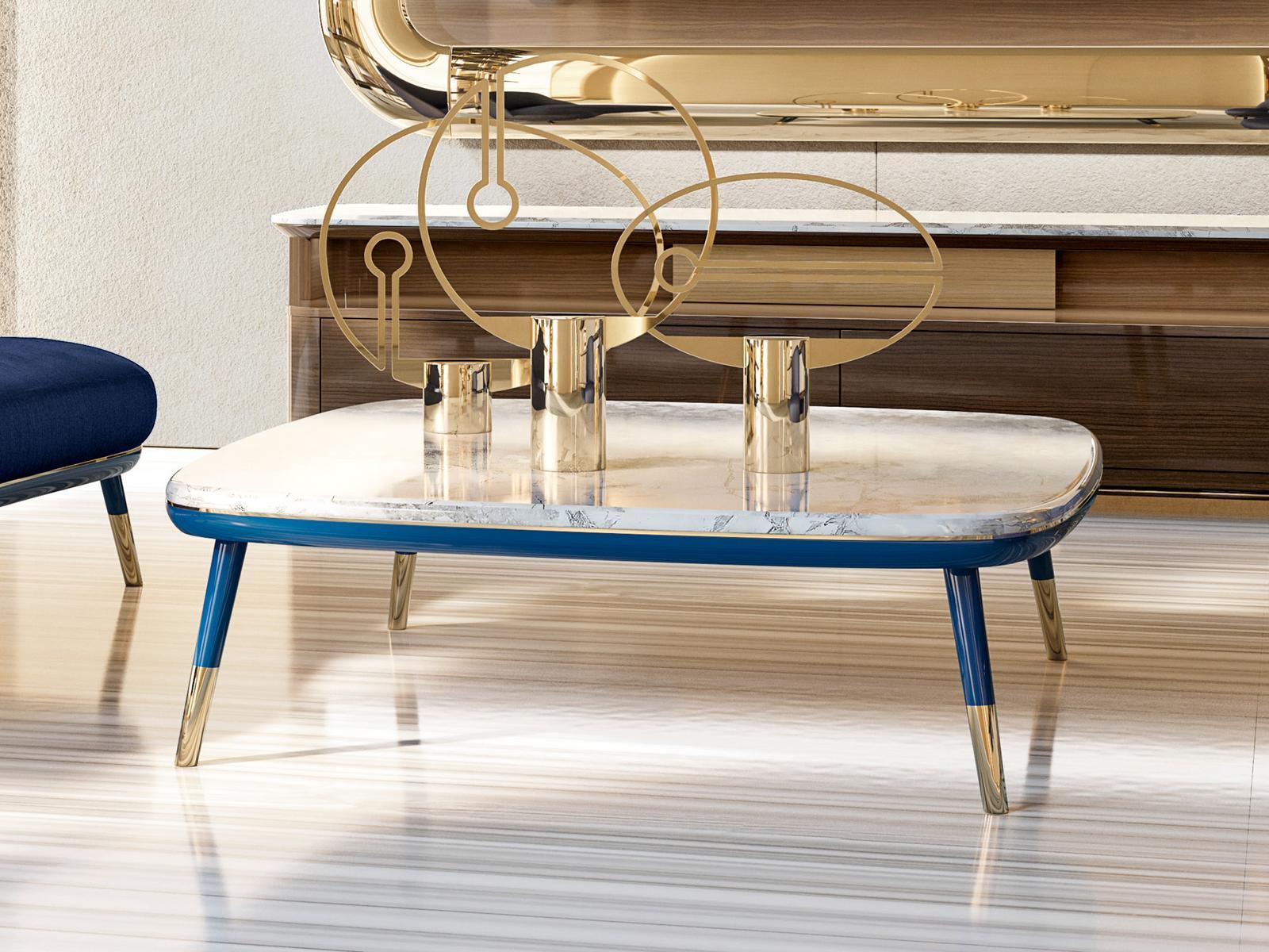 SABRINA Low square coffee table