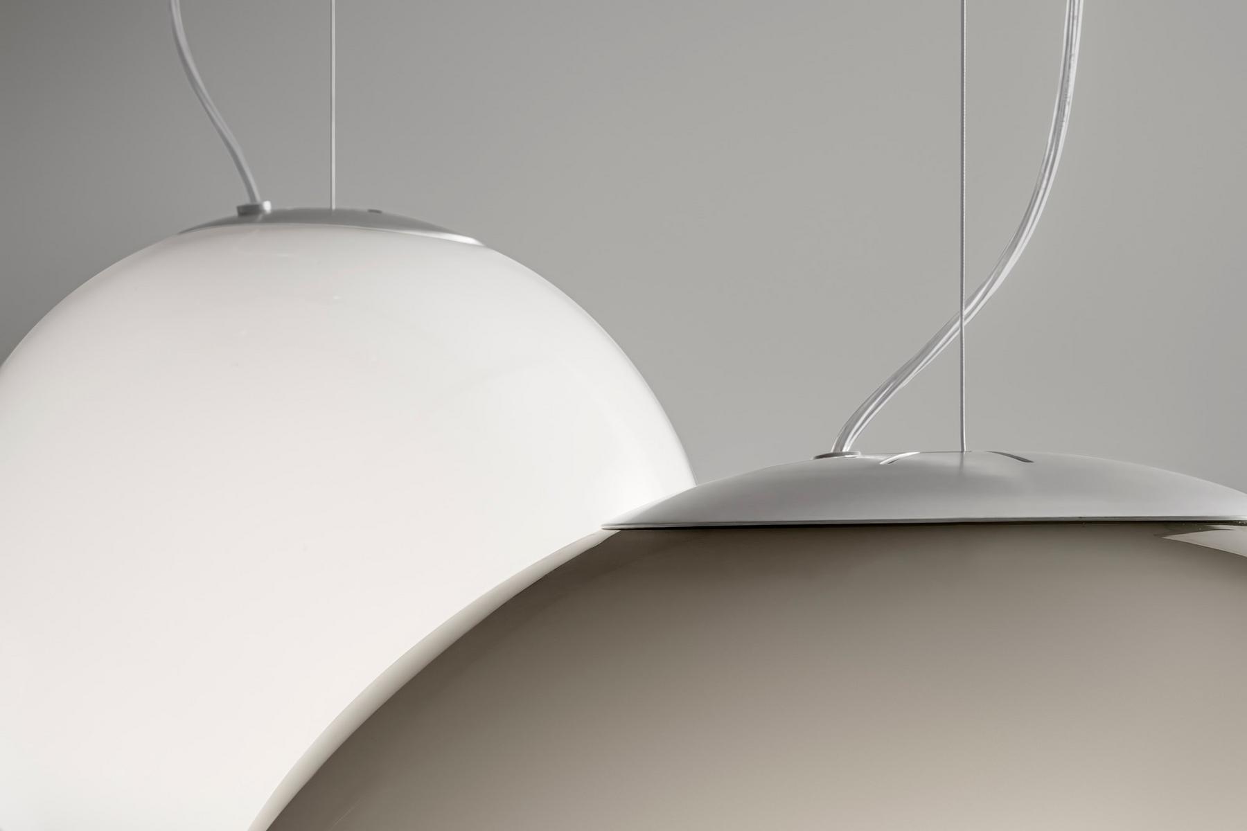 SMOKE LED handmade blown glass pendant lamp