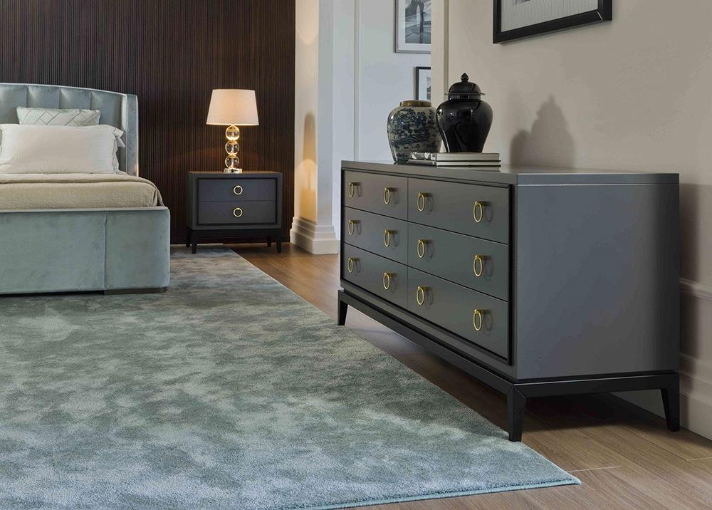 ASMARA Rectangular lacquered chest of drawers