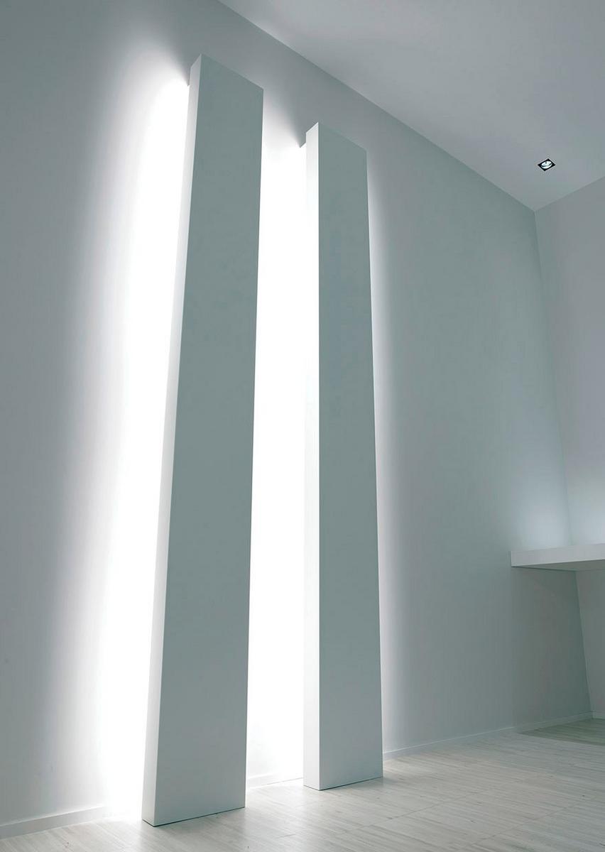 BANNER Fluorescent metal floor lamp with dimmer