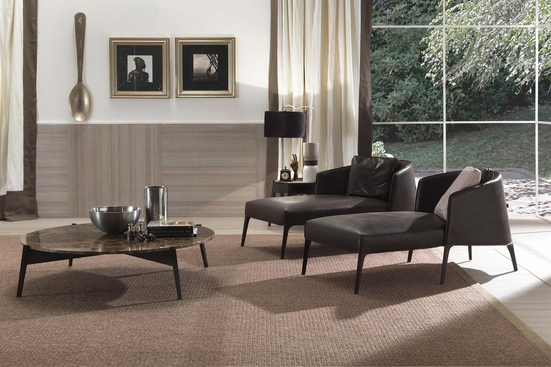 JACKIE Upholstered leather day bed
