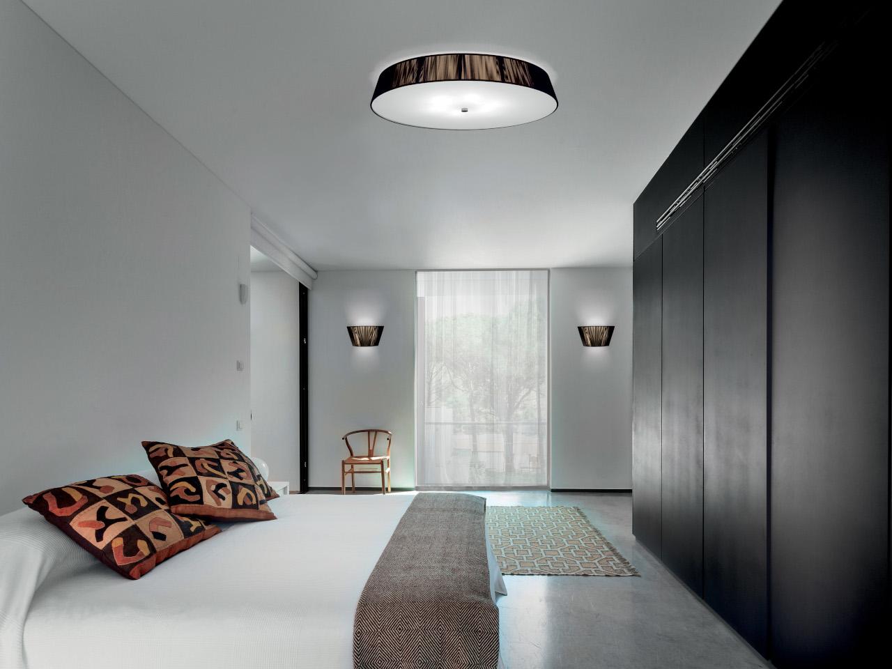 LILITH P55 LED fabric ceiling light