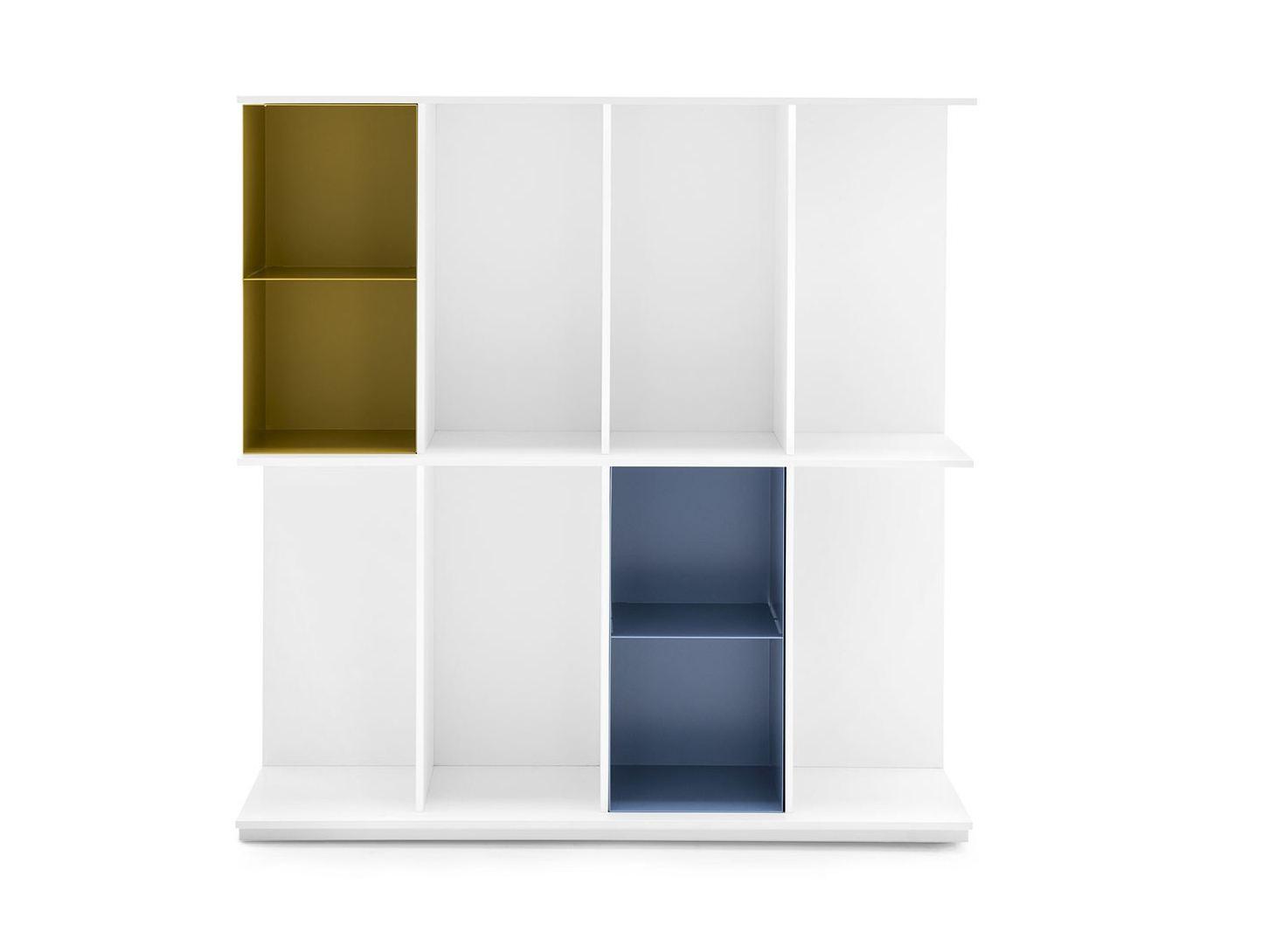 DIVISION Wall-mounted freestanding MDF bookcase