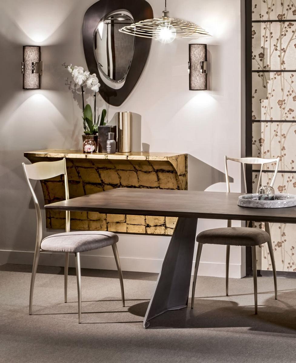 VILMA NEW Open back iron chair