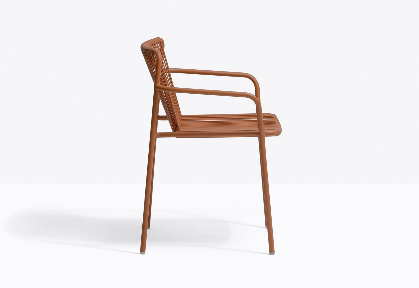 TRIBECA 3665 Powder coated steel garden chair