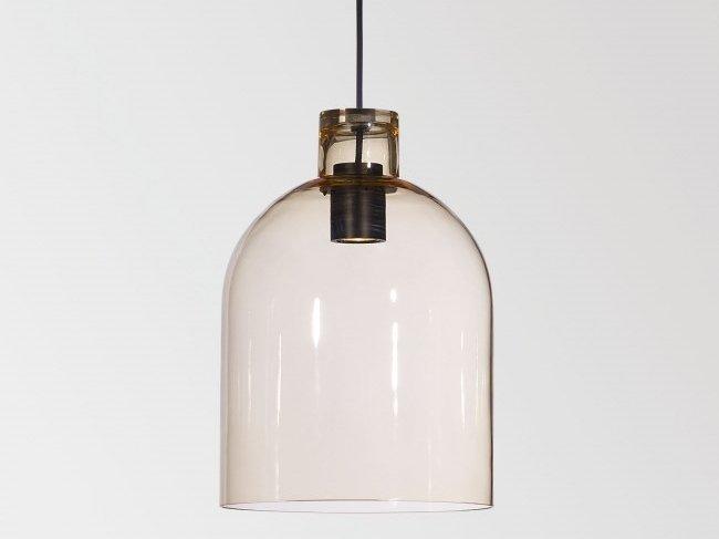 MANTELLO GLASS LED LED blown glass pendant lamp