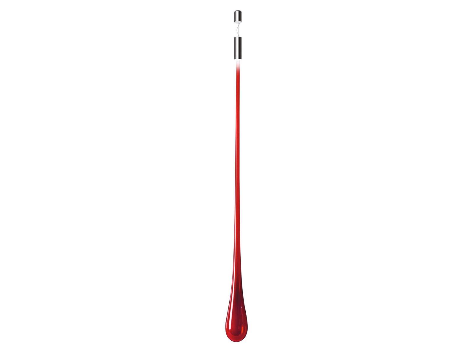 GLÒ S LED blown glass pendant lamp
