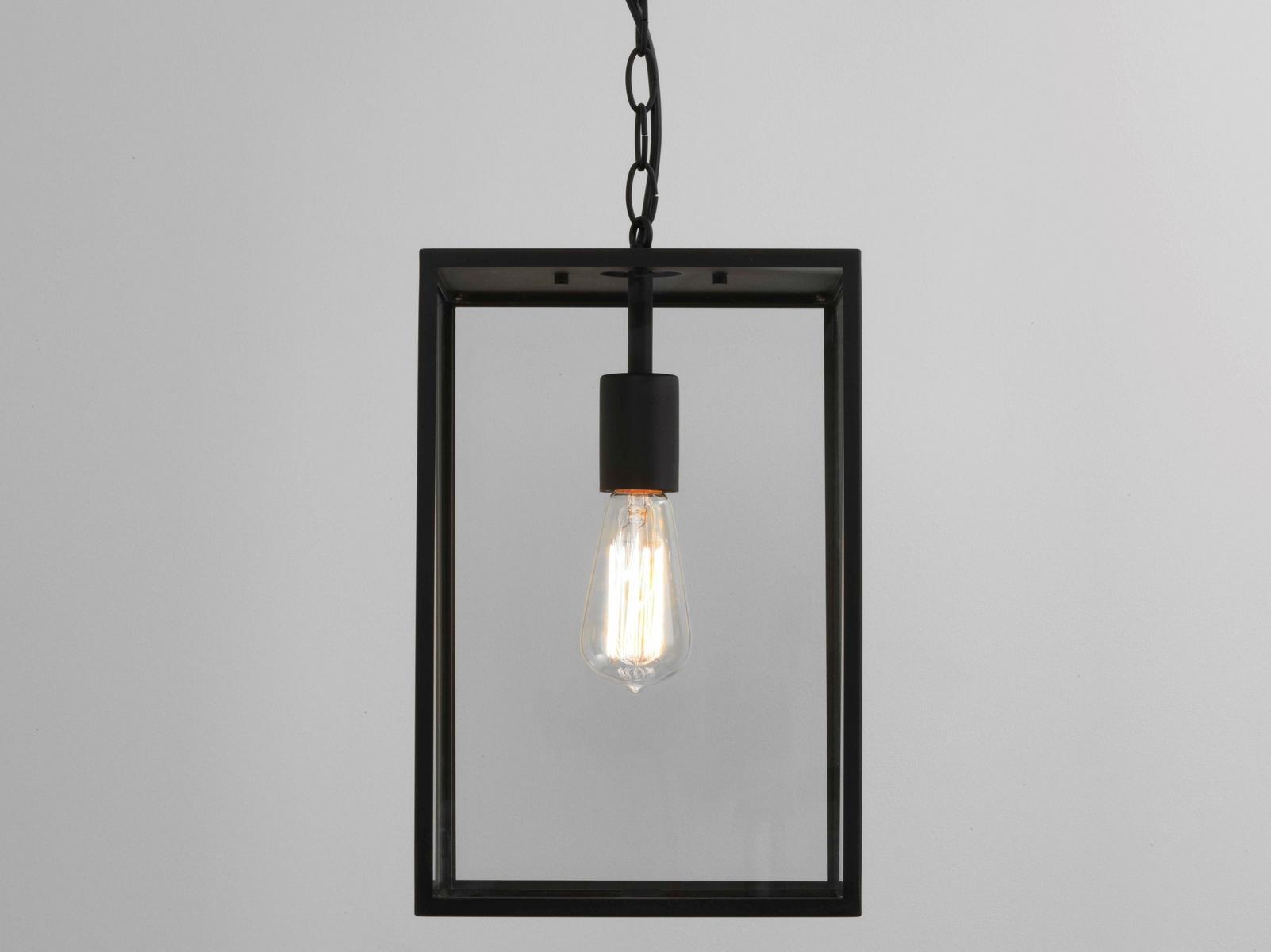 HOMEFIELD PENDANT LED Glass and Stainless Steel outdoor pendant lamp