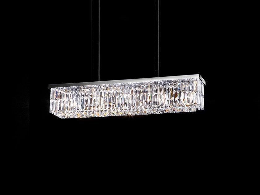 IMPERO &AMP; DECO VE 760 S LN Incandescent metal pendant lamp with crystals