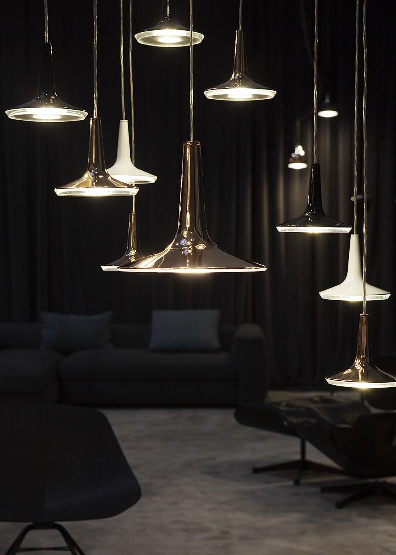 KIN - 478 LED direct light aluminium pendant lamp