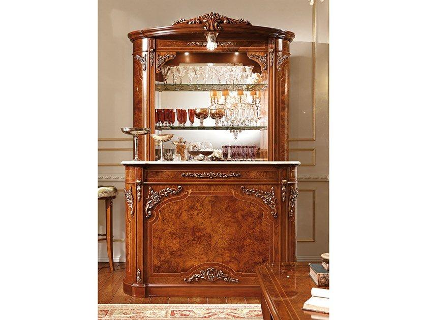 REGGENZA LUXURY Wood veneer bar cabinet
