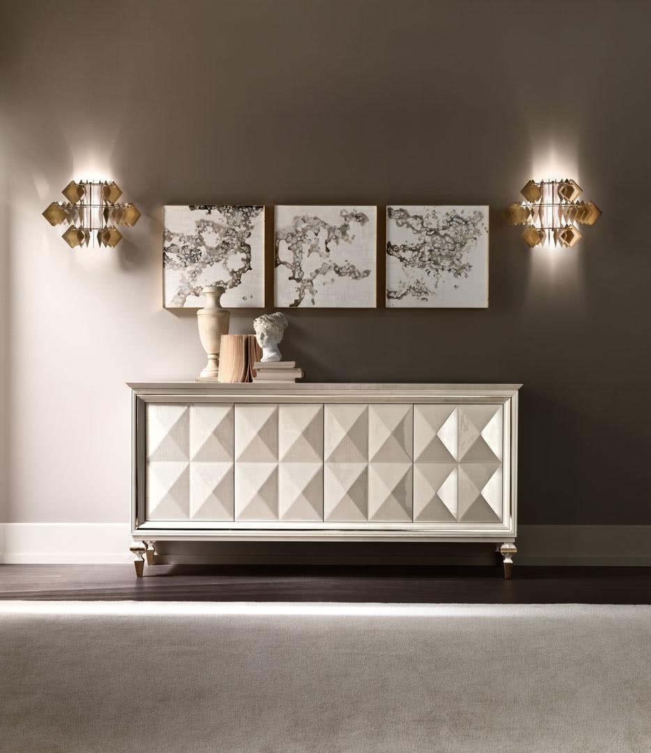 DIAMANTE Wooden sideboard with doors