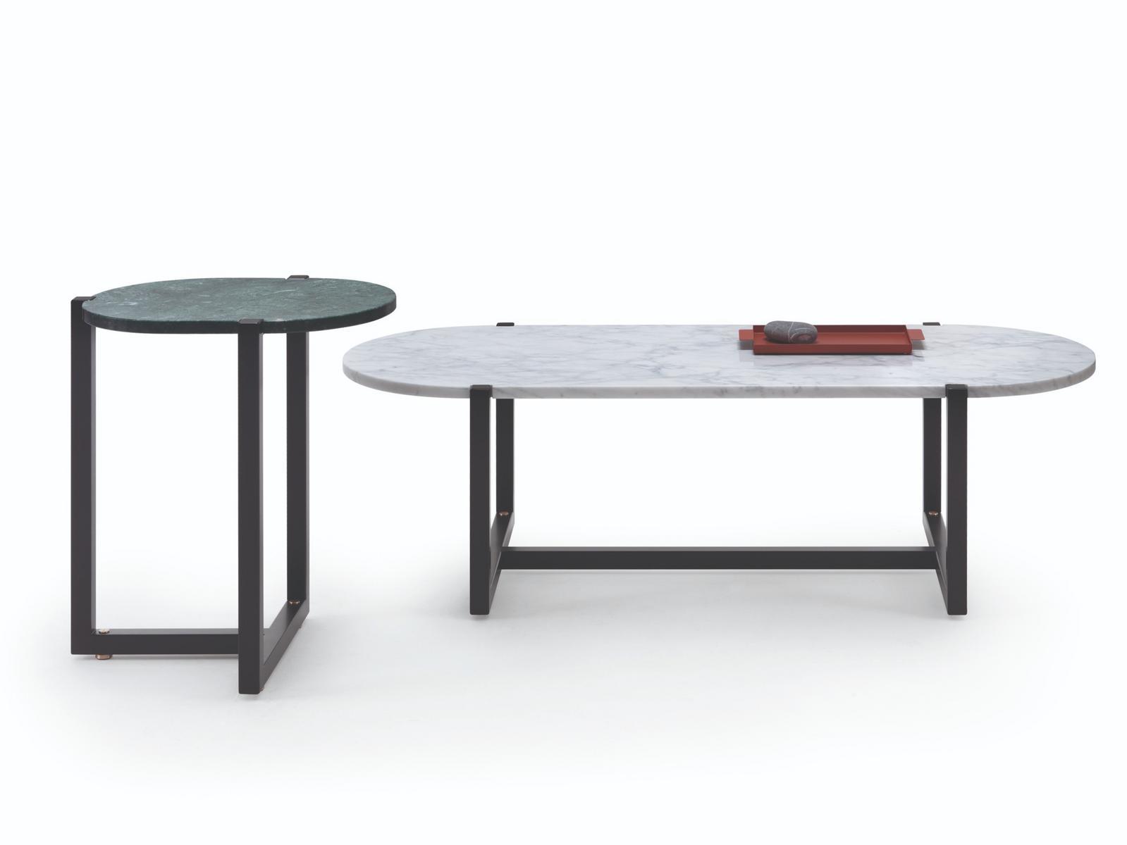 SIGMUND Oval marble coffee table