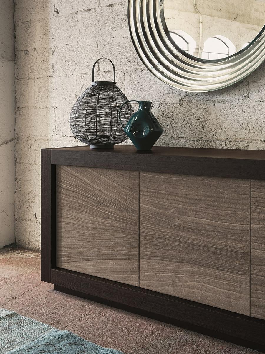 PICASSO - PIETRA Wooden sideboard with doors