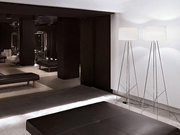 RAY F Chrome plated floor lamp