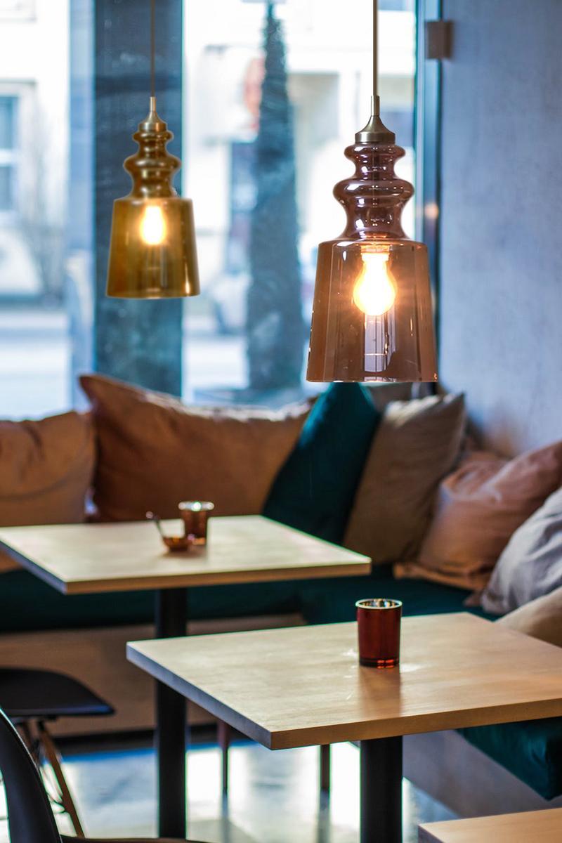 CORNELIA Blown glass pendant lamp