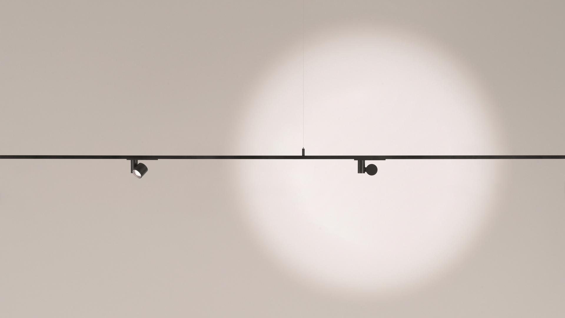 MINIMAL TRACK SUSPENSION LED Anodized aluminium track-Light