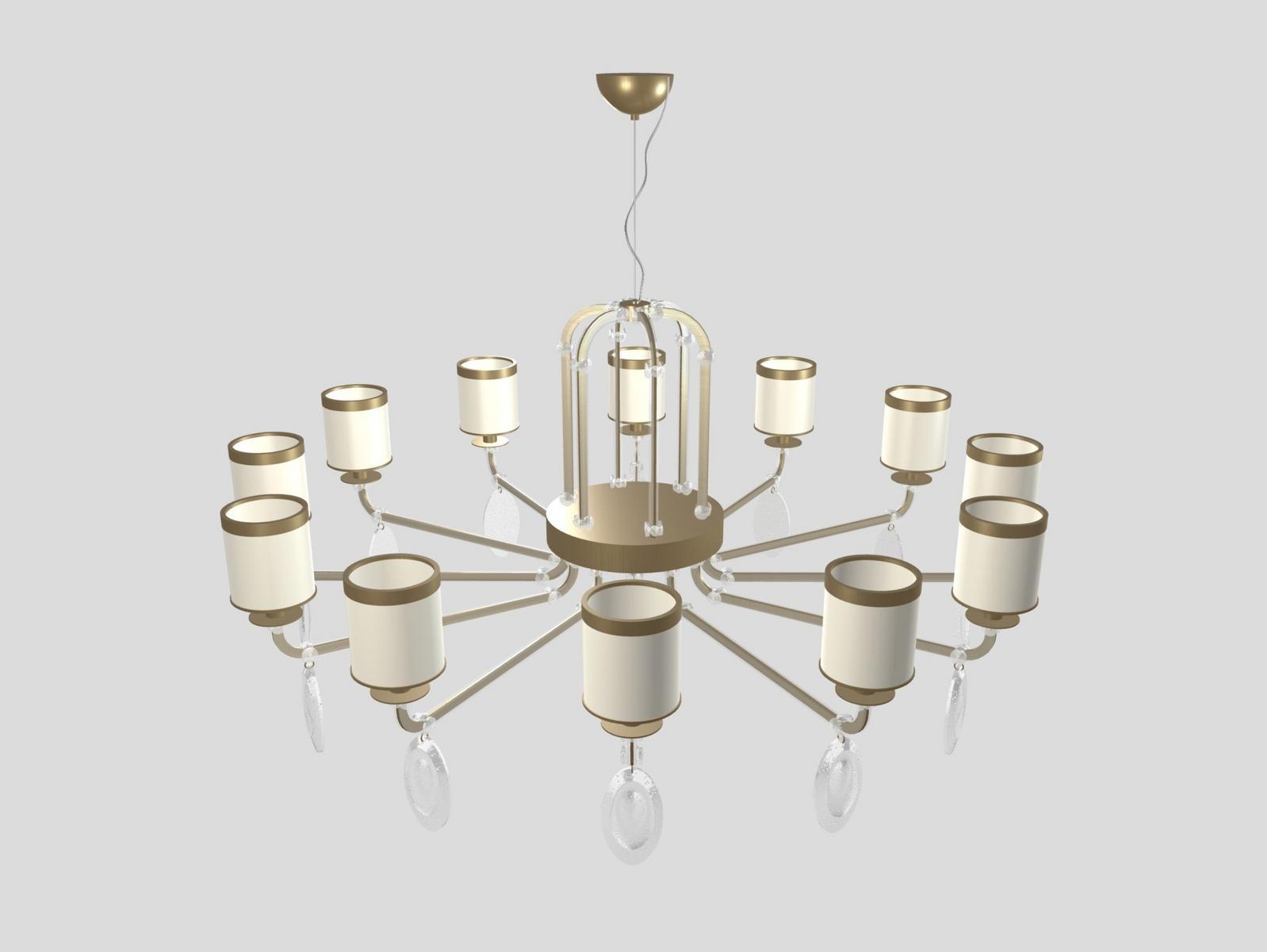 OLYMPYA RD 12 Metal chandelier