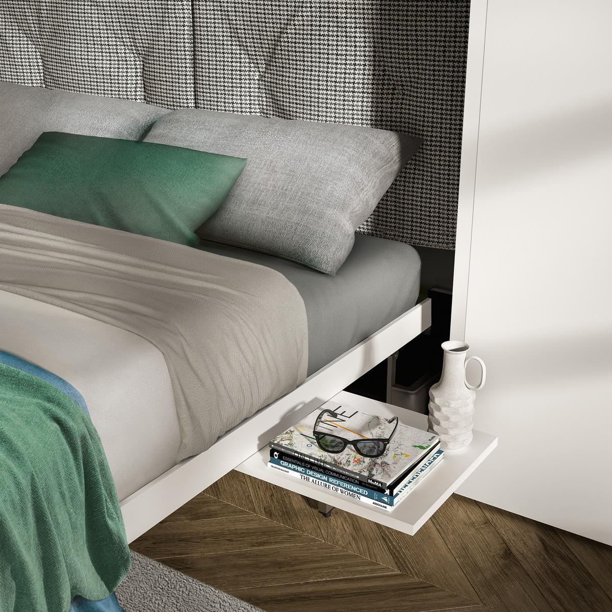 LGM Storage wall with fold-away bed