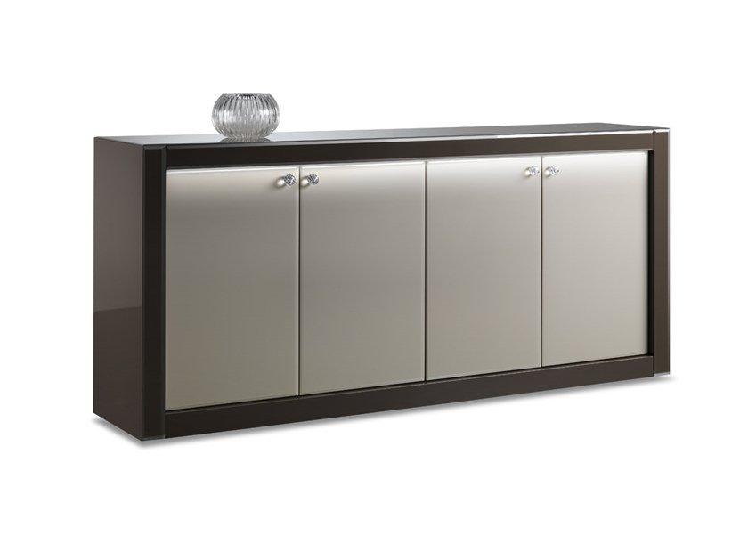 AVANTGARDE Wooden sideboard with integrated lighting