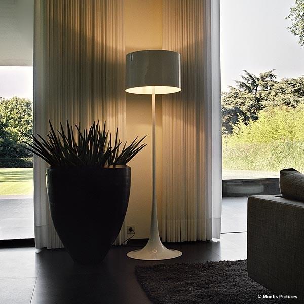 SPUN LIGHT F Die cast aluminium floor lamp
