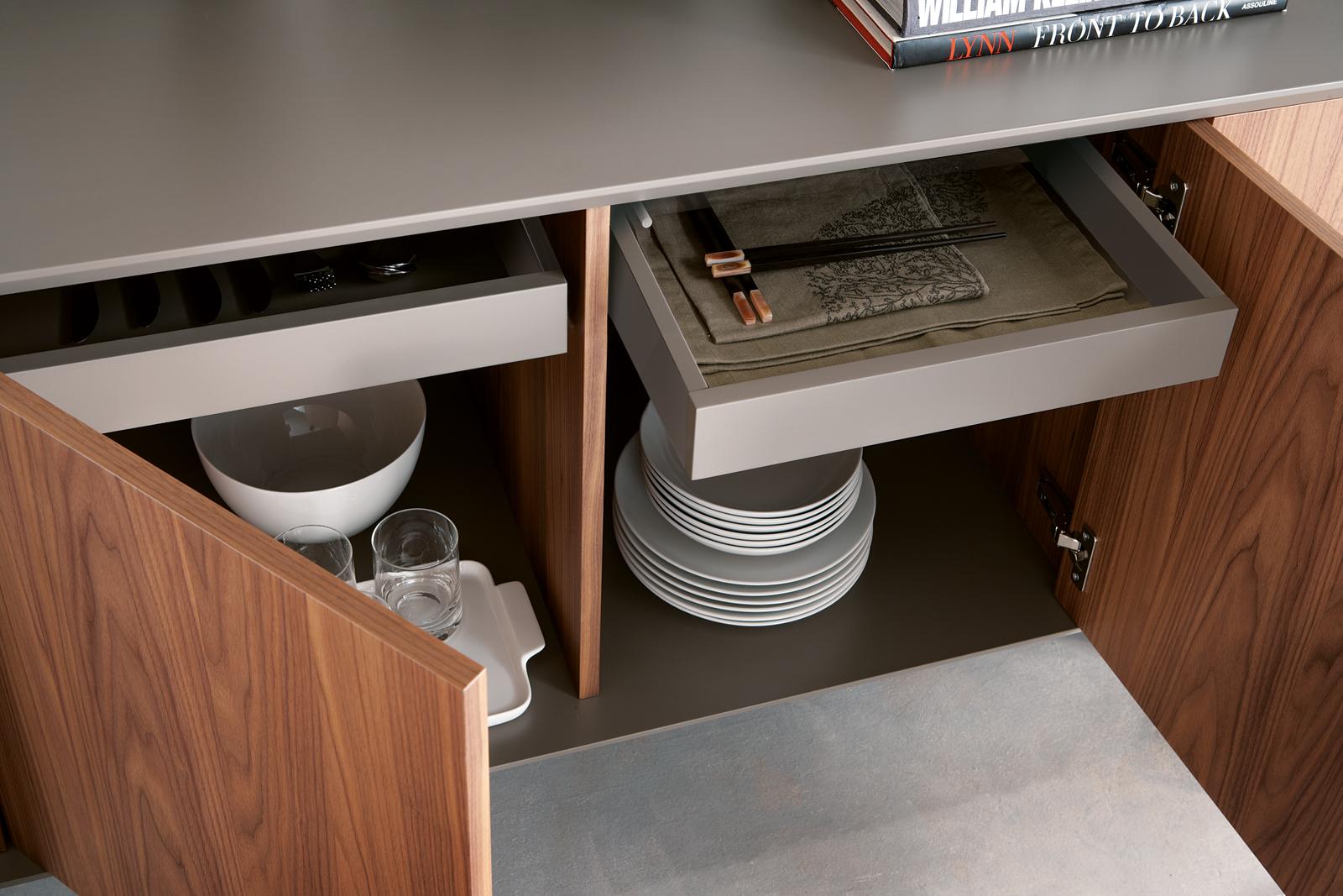 BRERA Wooden sideboard with doors