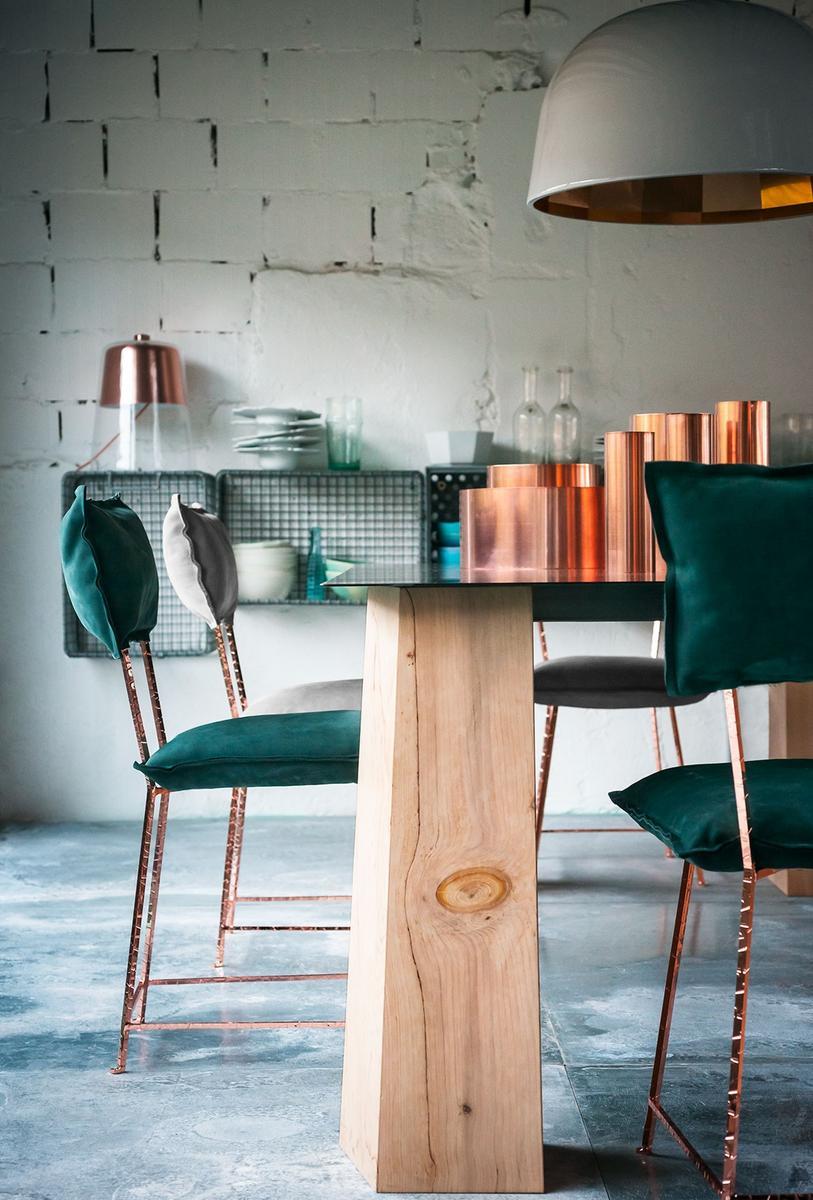 ETAH Upholstered leather chair