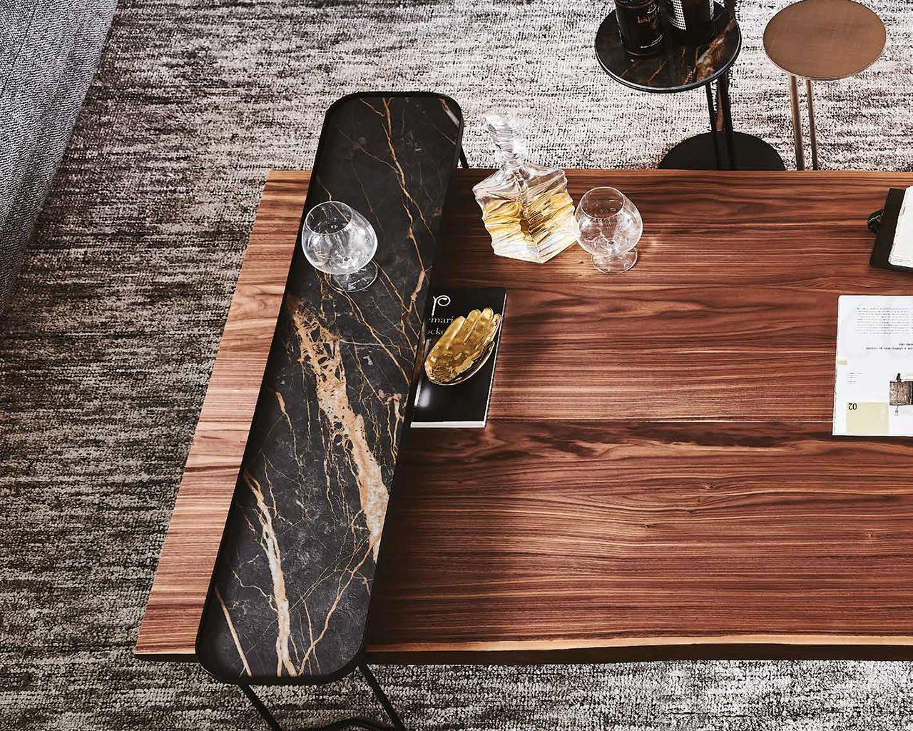 BENNY Square metal coffee table