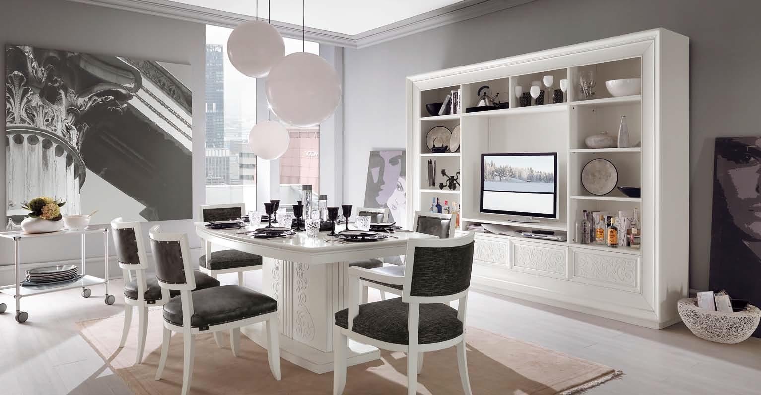 NEW DECO Wood living room set