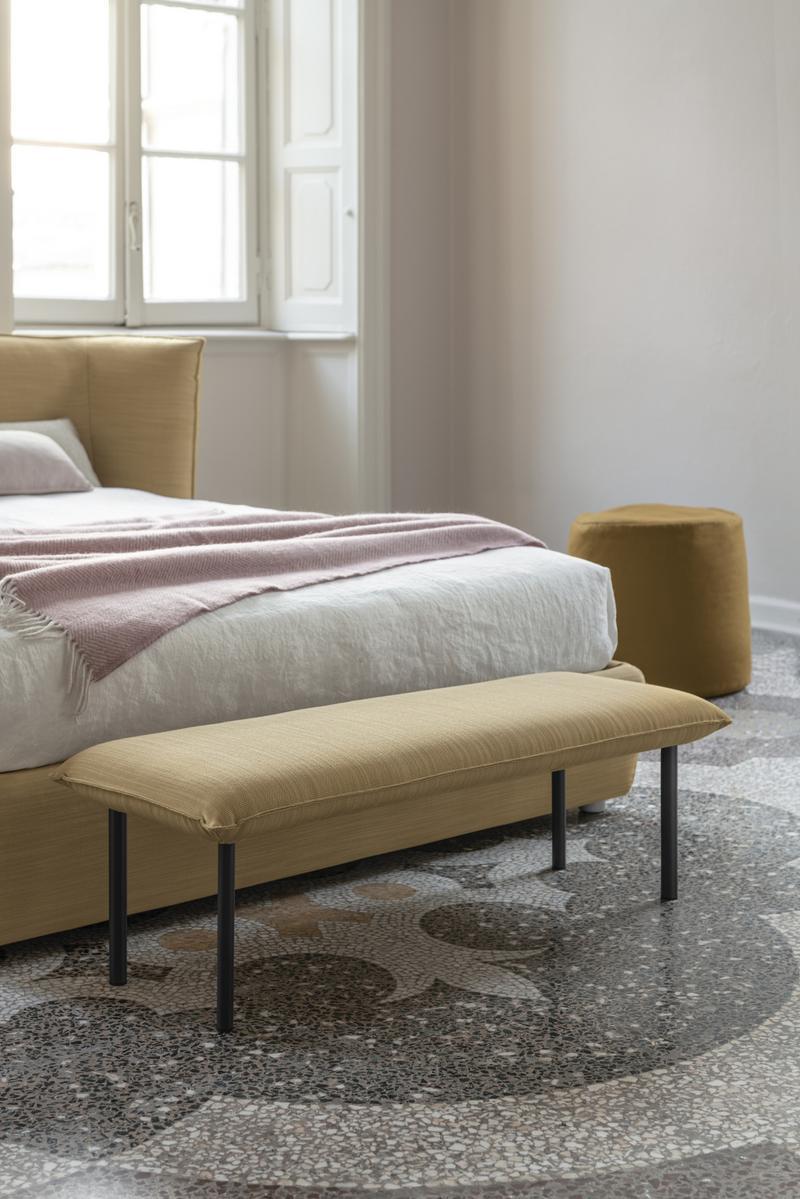 JILL Upholstered fabric bench