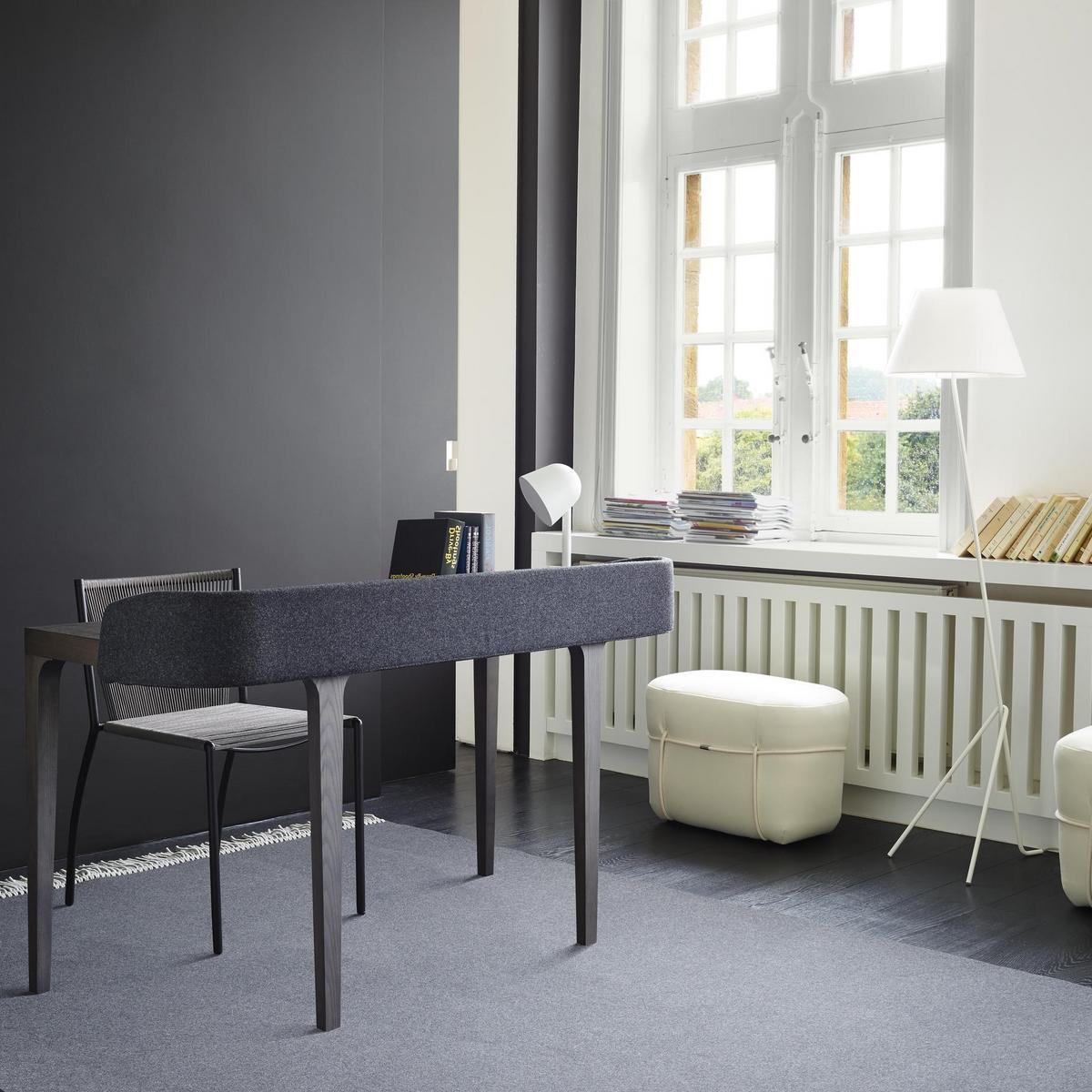 INSIDE WORLD Rectangular wooden writing desk with drawers