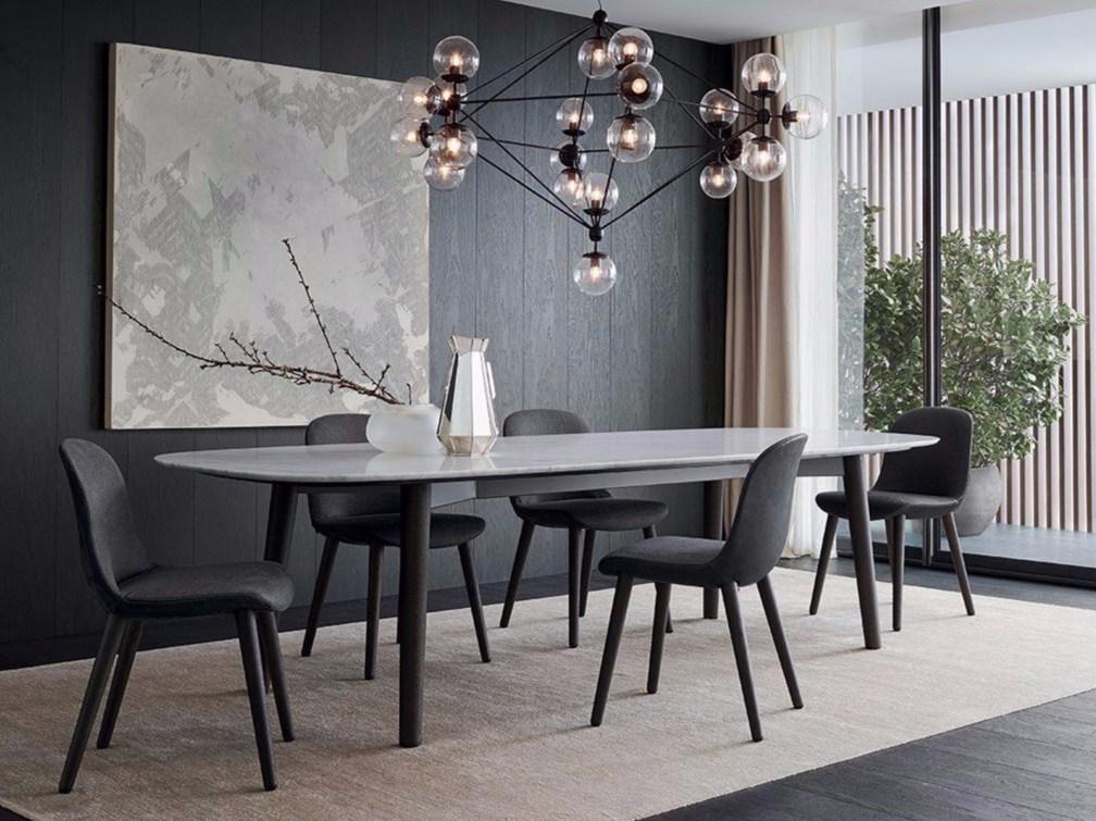 MAD DINING TABLE Rectangular marble table