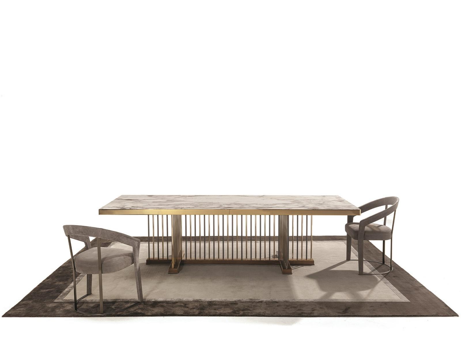 SCHUBERT Rectangular veneer table