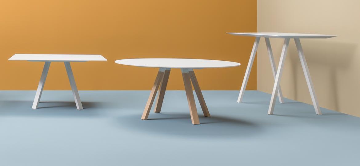 ARKI-TABLE ARKW5 WOOD Round wooden table