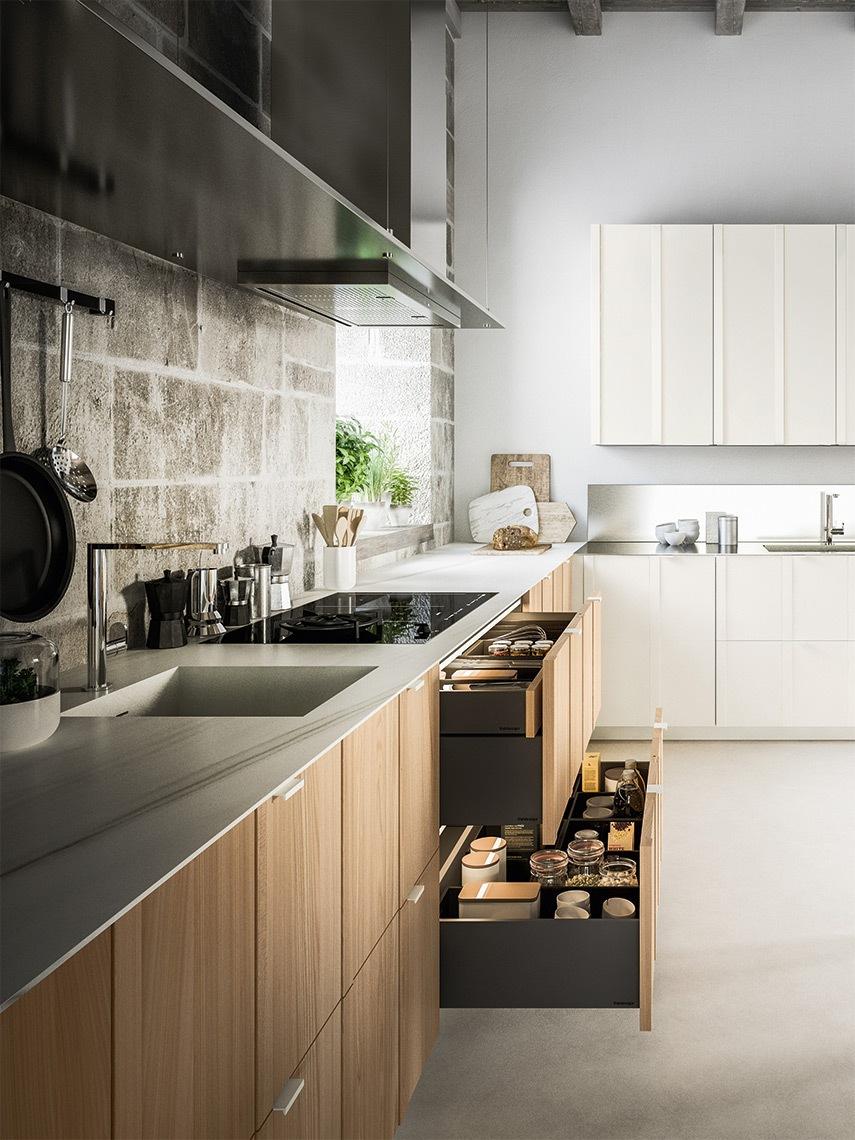 MAGGIORANA Lacquered kitchen