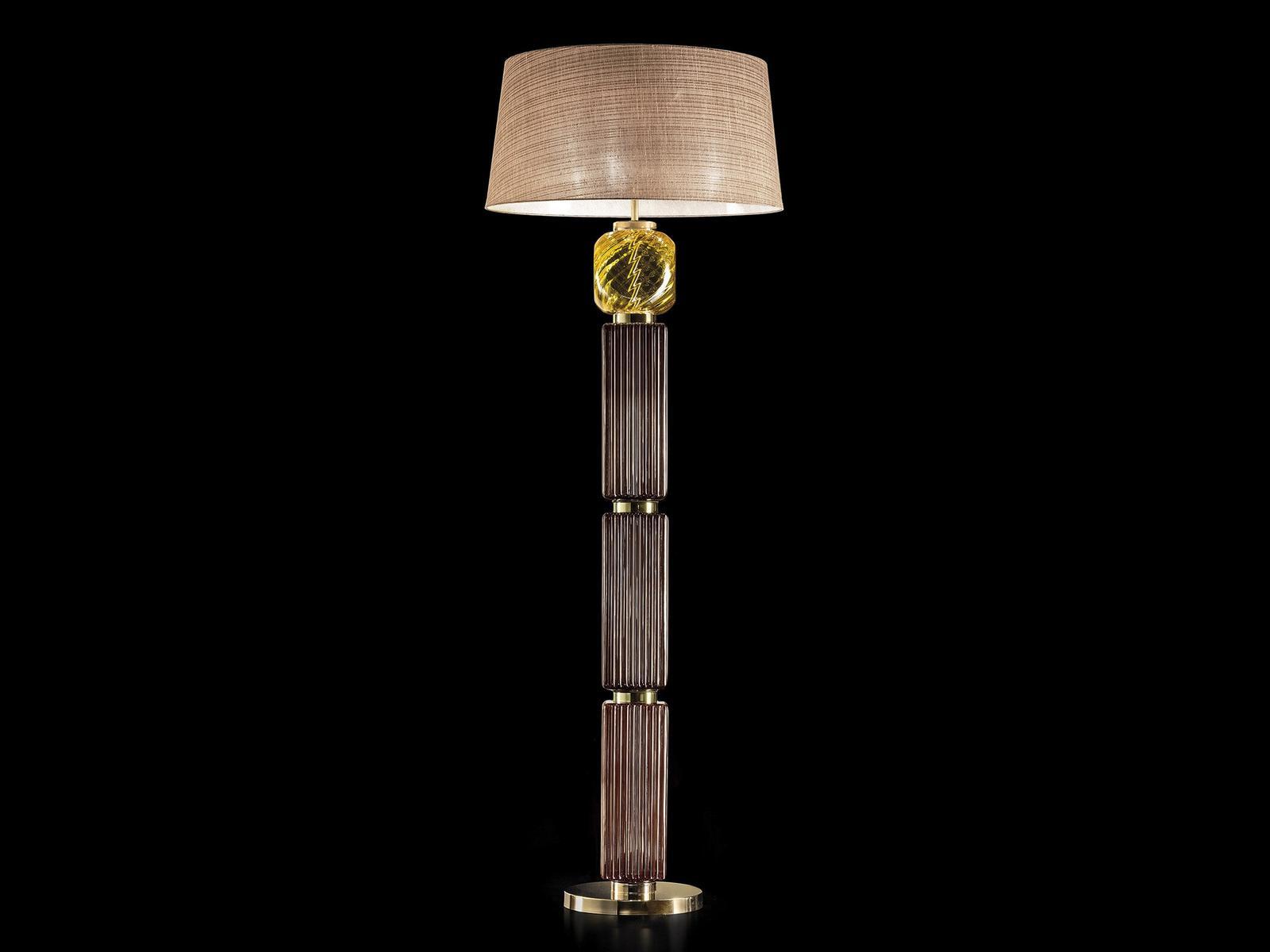 MATILDA 8173/P3 LED blown glass floor lamp